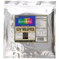 YAMAMOTOYAMA Sushi Party Soy Wrappers - Sesame (10 X 20 SH)