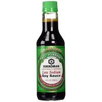 KIKKOMAN Soy Sauce - Less Sodium (12 X 10 FZ)
