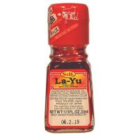 S&B La-Yu Chili Oil with Chili Pepper (120 X 1.1 OZ)