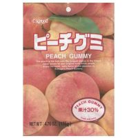 KASUGAI Gummy Candy - Peach (24 X 3.8 OZ)