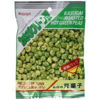 KASUGAI Roasted Green Peas - Hot (24 X 2.6 OZ)