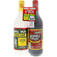 DATU PUTI Vinegar & Soy Sauce Pack (6 X 2 L)