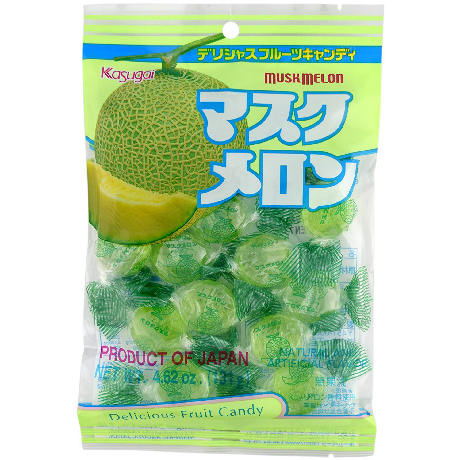 KASUGAI Muskmelon Candy (24 X 4.8 OZ) - JDJ Trading