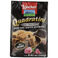 LOACKER Quadratini Wafers - Chocolate (18 X 8.8 OZ)